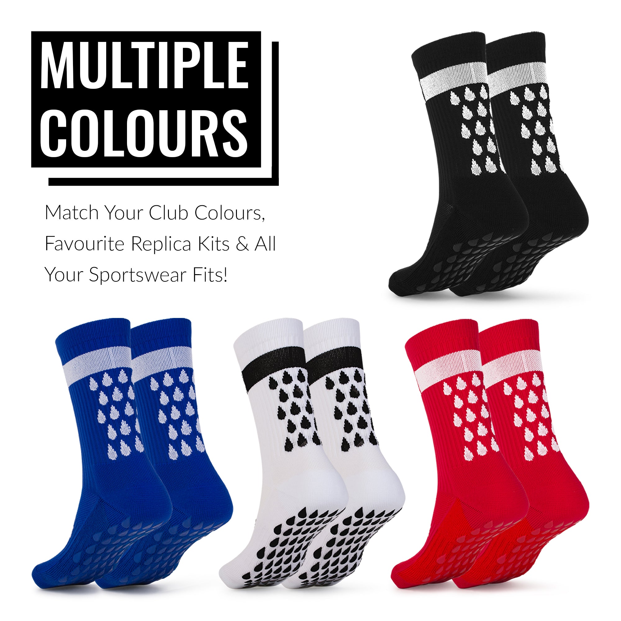 Grip Socks | 4 colours | 6 Sizes