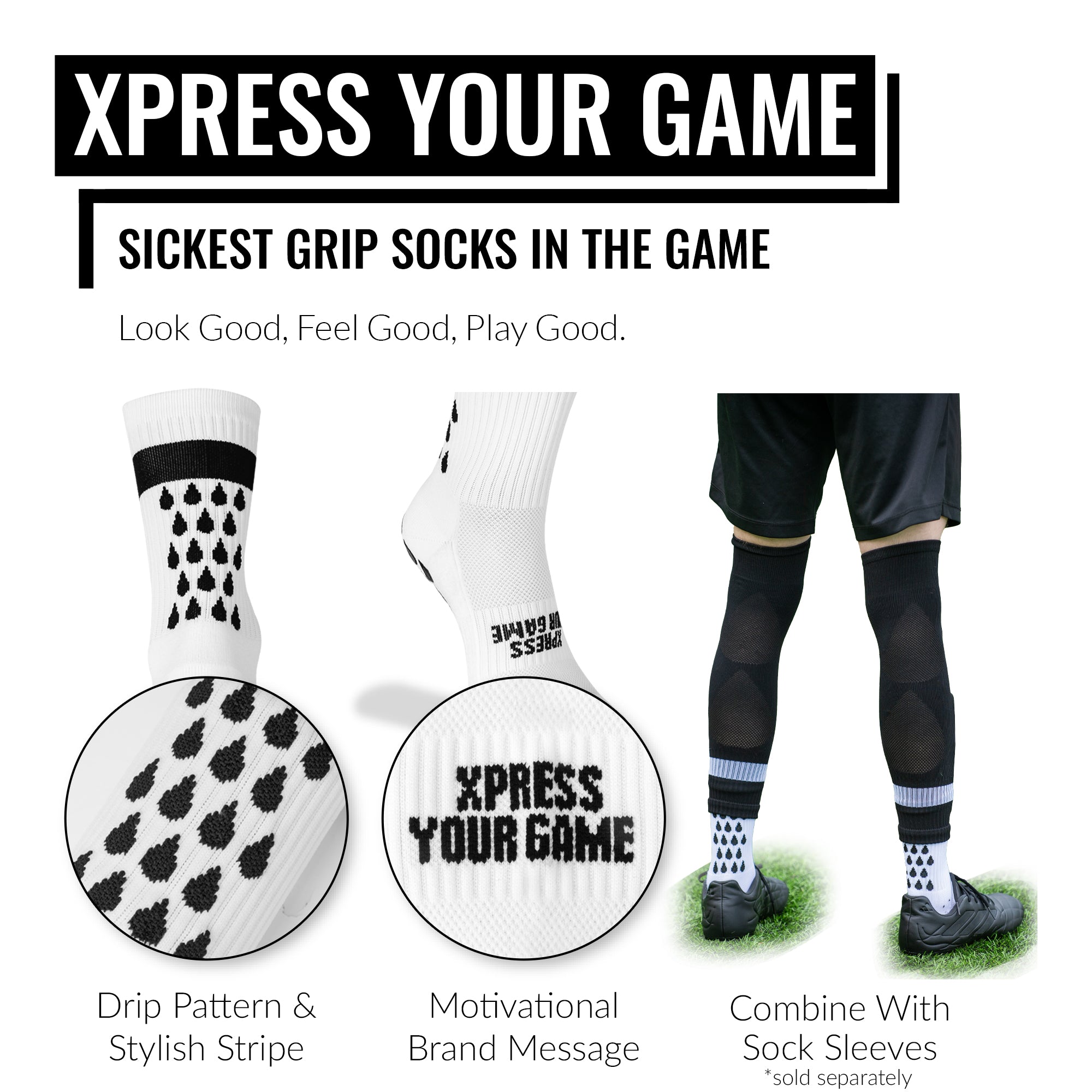Grip Socks | 4 colours | 6 Sizes