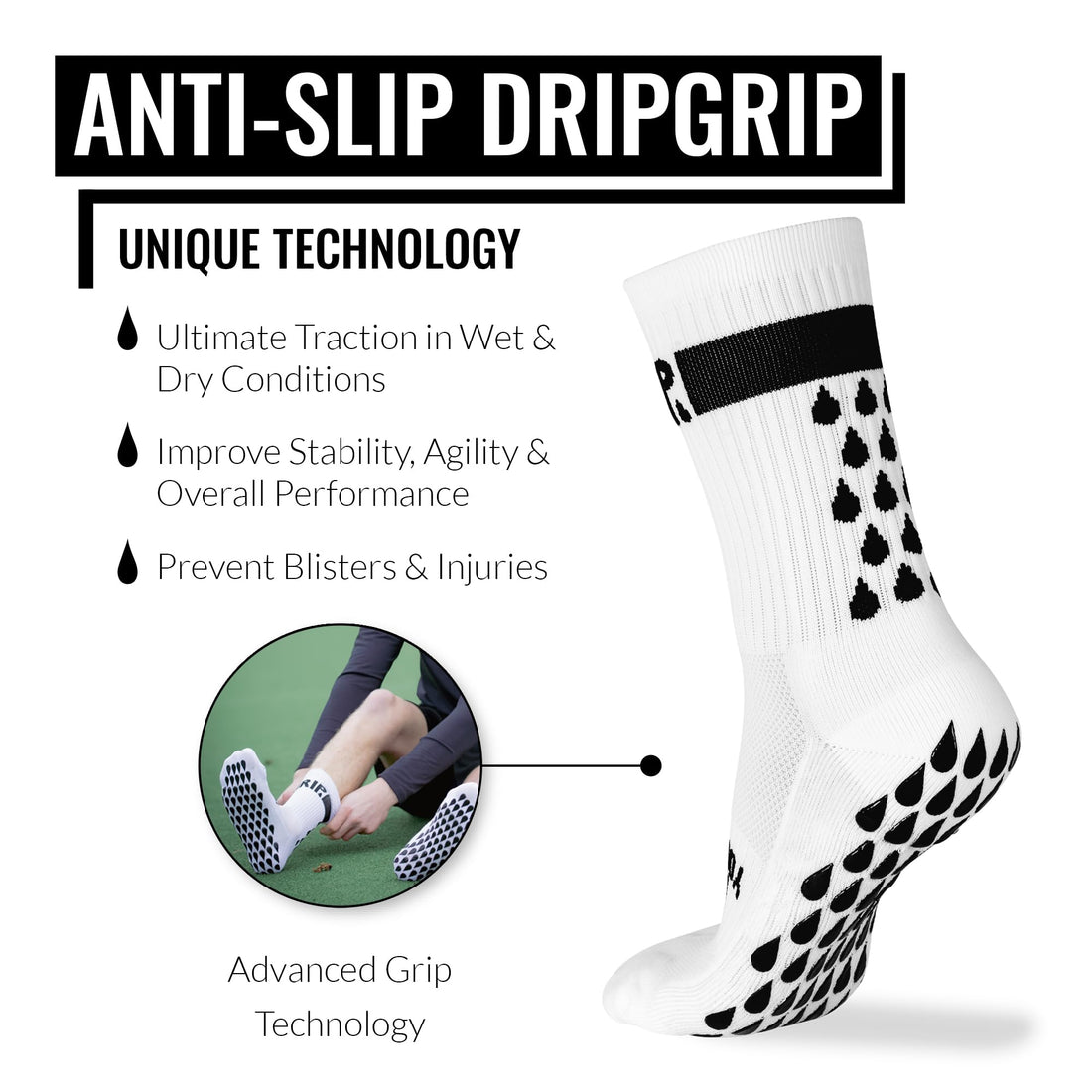 Grip Socks | 4 colours | 6 Sizes