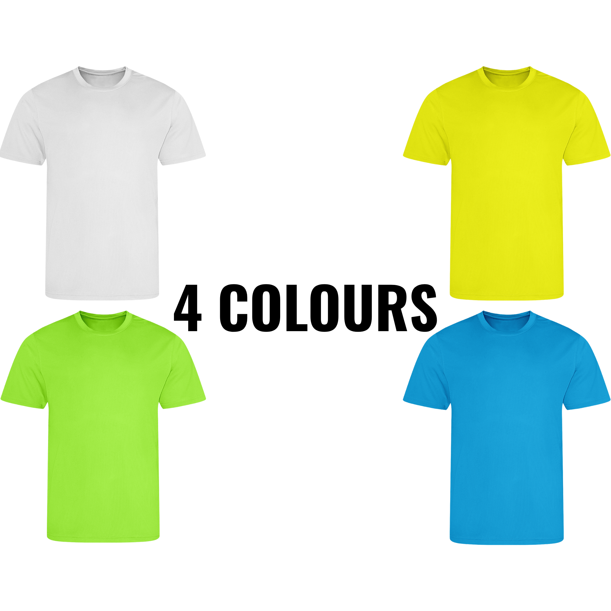 Classic Sports T-Shirt | Relaxed Fit | 4 Colours | Light Weight | Black Design