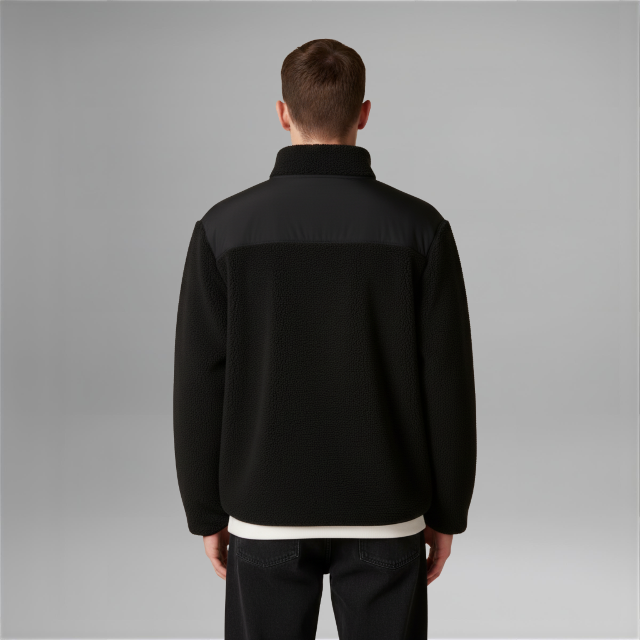 DS Initials Sherpa Fleece Jacket | 4 Colours | Relaxed Fit