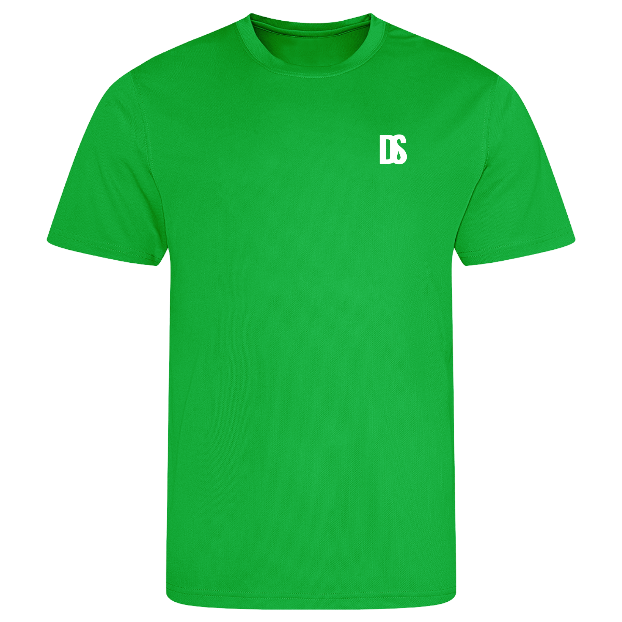 DS Initials Sports T-Shirt | Relaxed Fit | 14 Colours | Light Weight | White Design