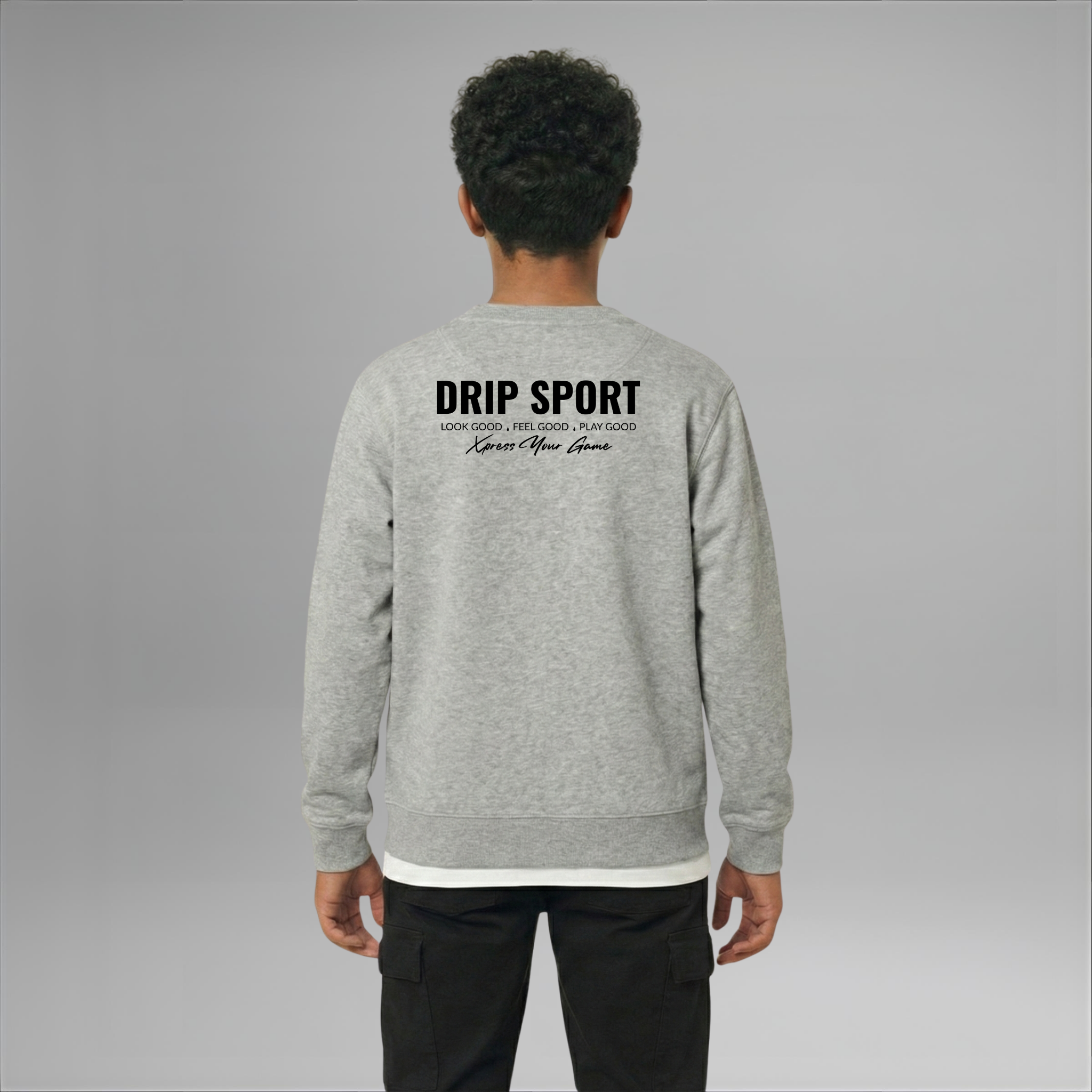 Kids Motto Sweatshirt | 2 Colours | Regular Fit | Midweight