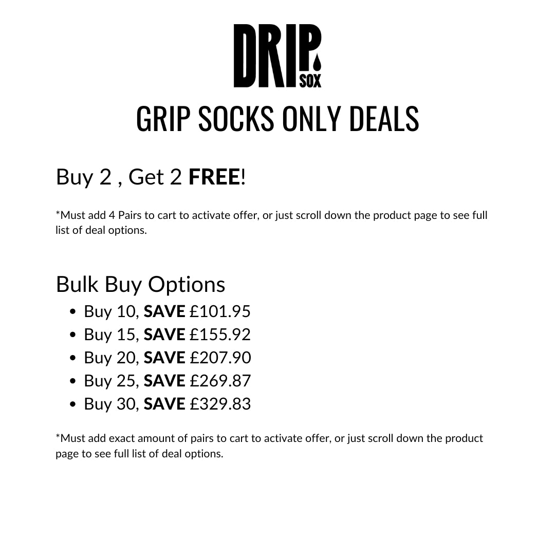 Grip Socks | 4 colours | 6 Sizes