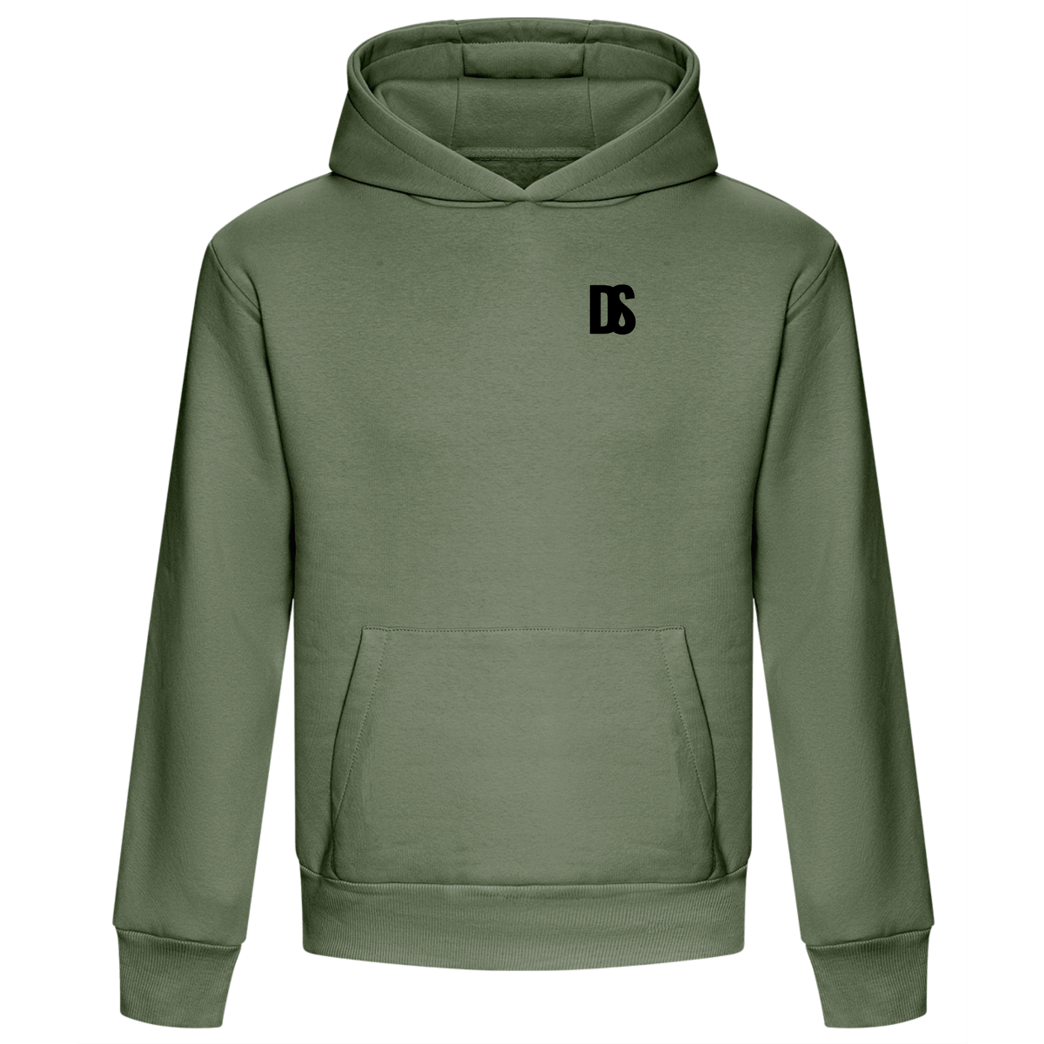 DS Initials Hoodie | 4 Colours | Relaxed Boxy Fit | Heavyweight