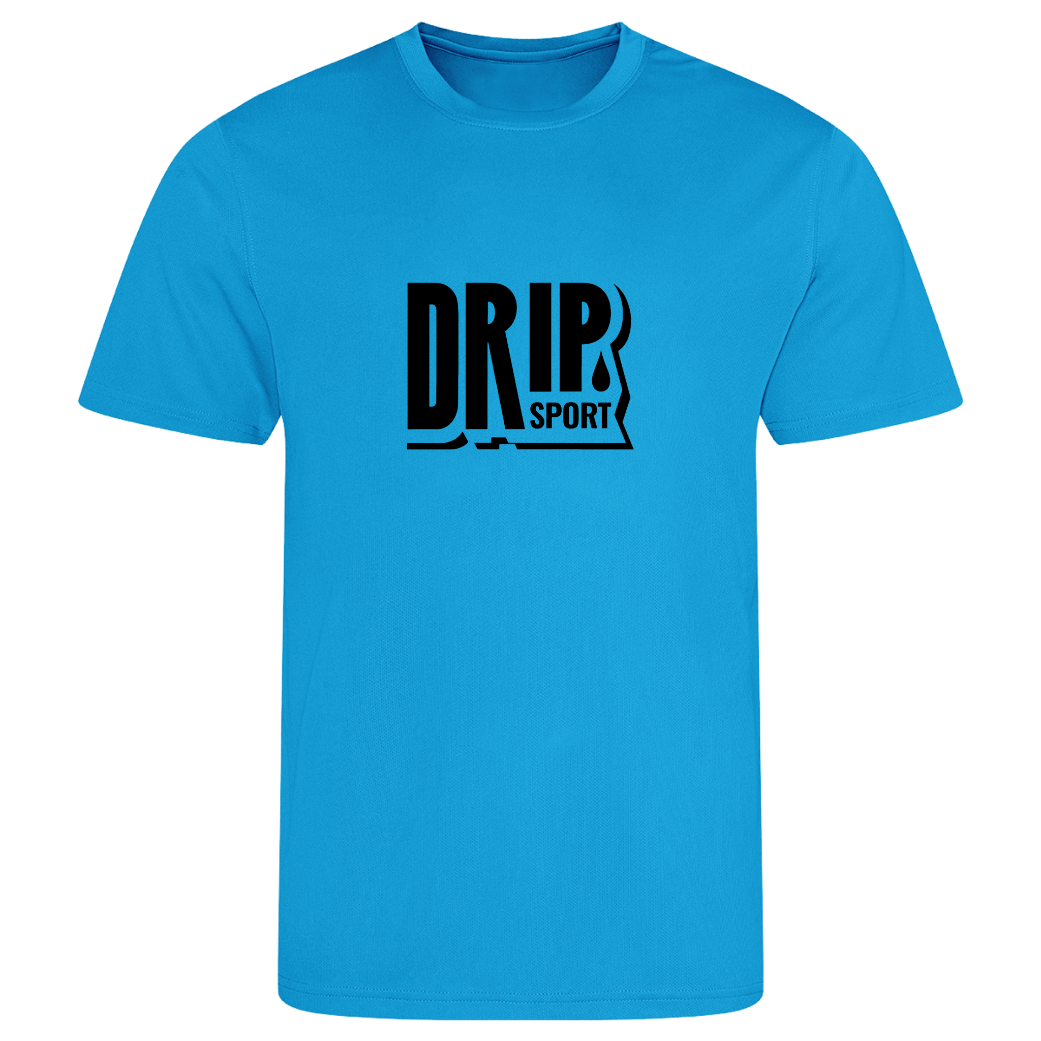 Bold Sports T-Shirt | Relaxed Fit | 4 Colours | Light Weight | Black Design