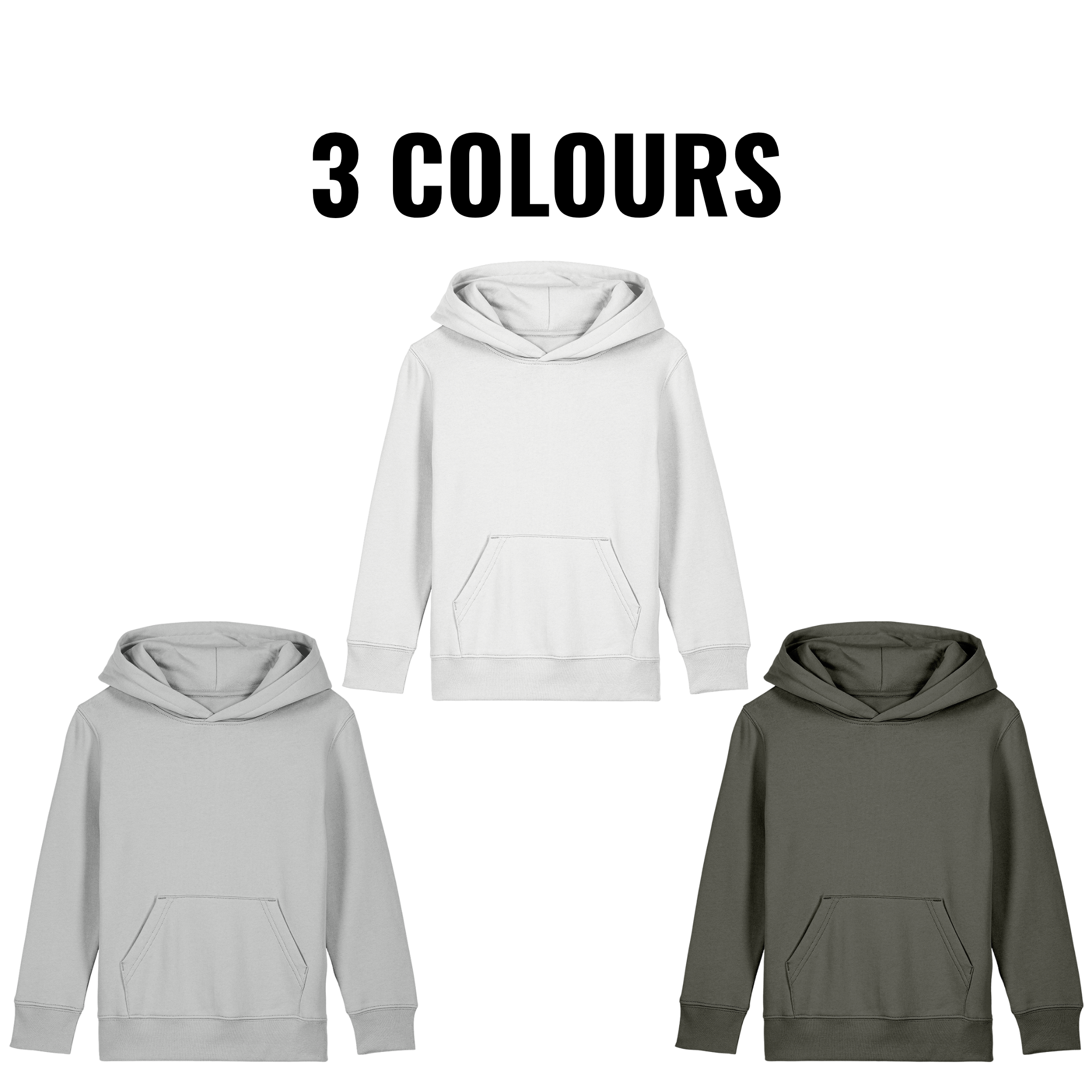 Kids Classic Hoodie | 3 Colours | Regular Fit | Midweight