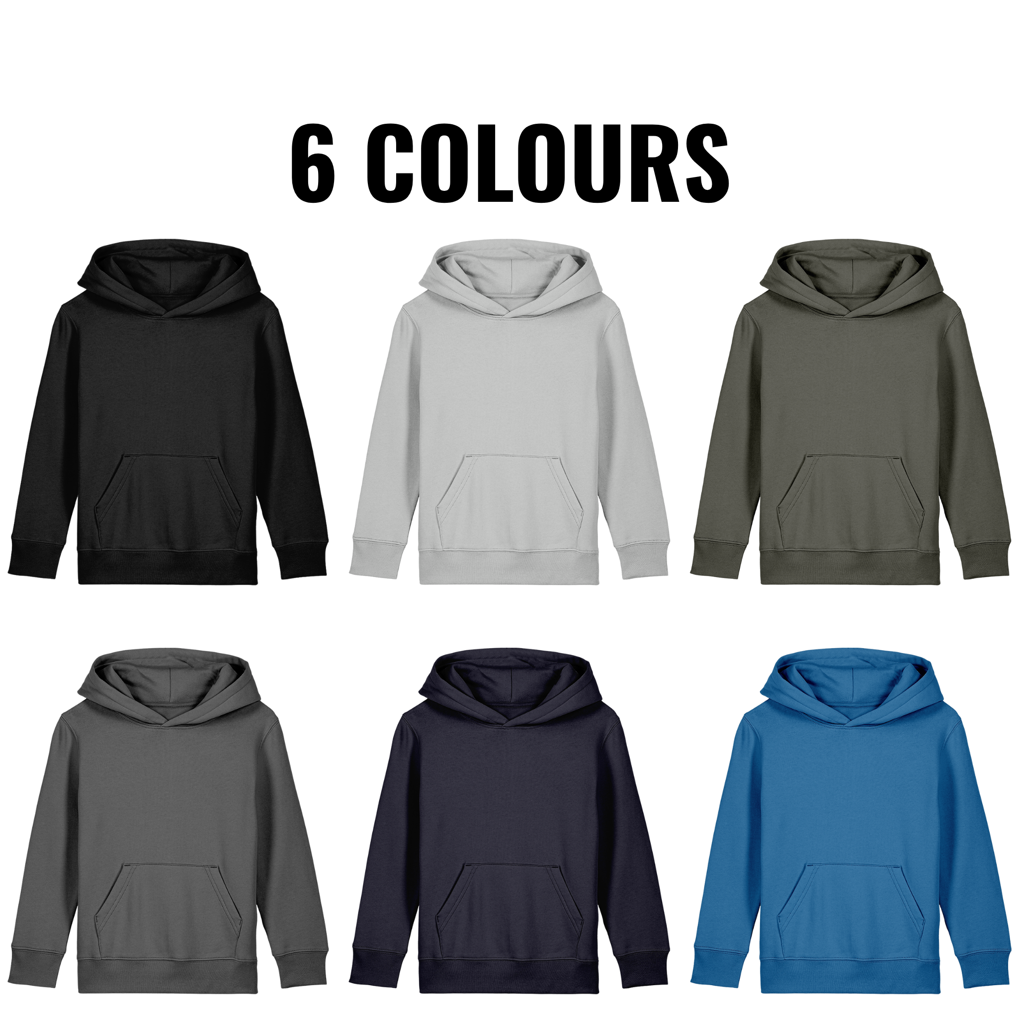 Kids Classic Hoodie | 6 Colours | Regular Fit | Midweight