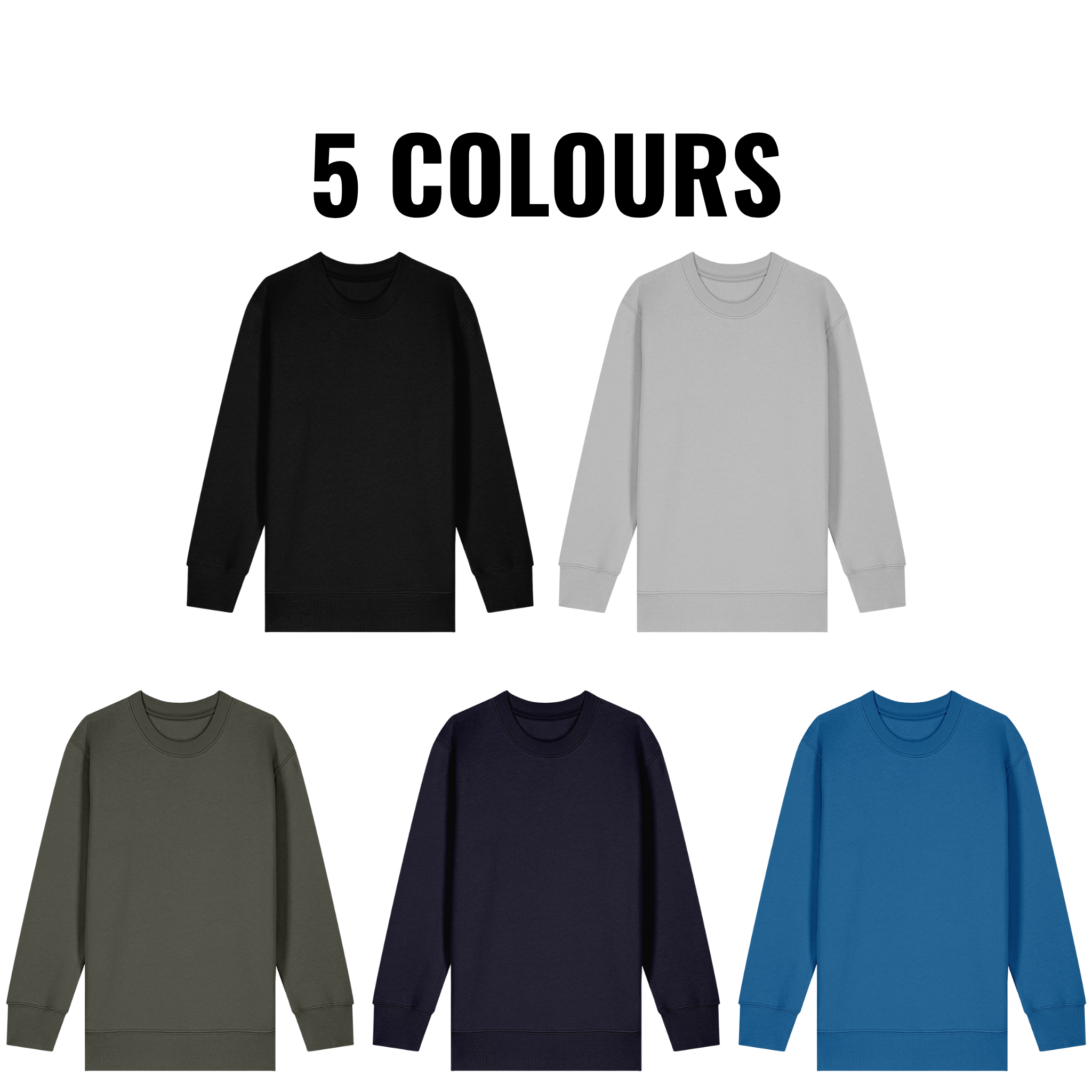 Kids DS Initials Sweatshirt | 5 Colours | Regular Fit | Midweight
