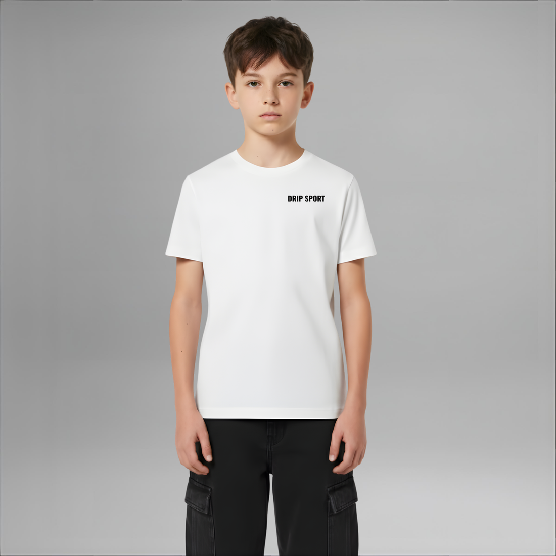Kids Motto T-Shirt | 2 Colours | Regular Fit | Midweight
