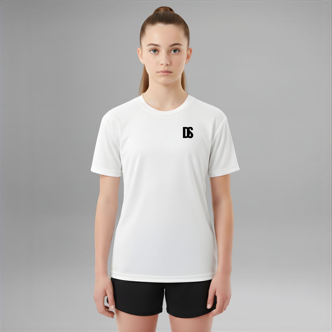 Kids DS Initials Sports T-Shirt | 4 Colours | Regular Fit | Lightweight