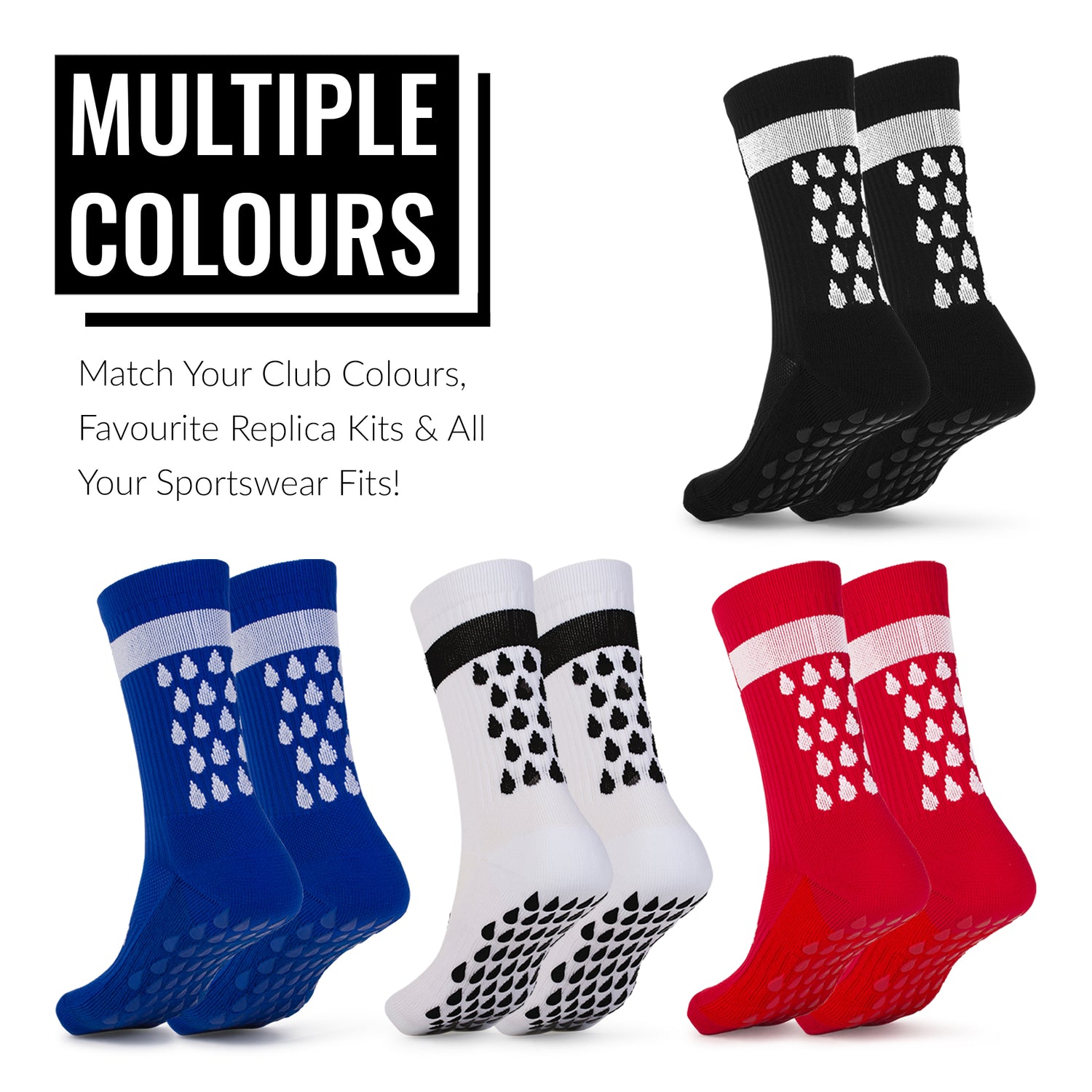 Grip Socks | 4 colours | 6 Sizes