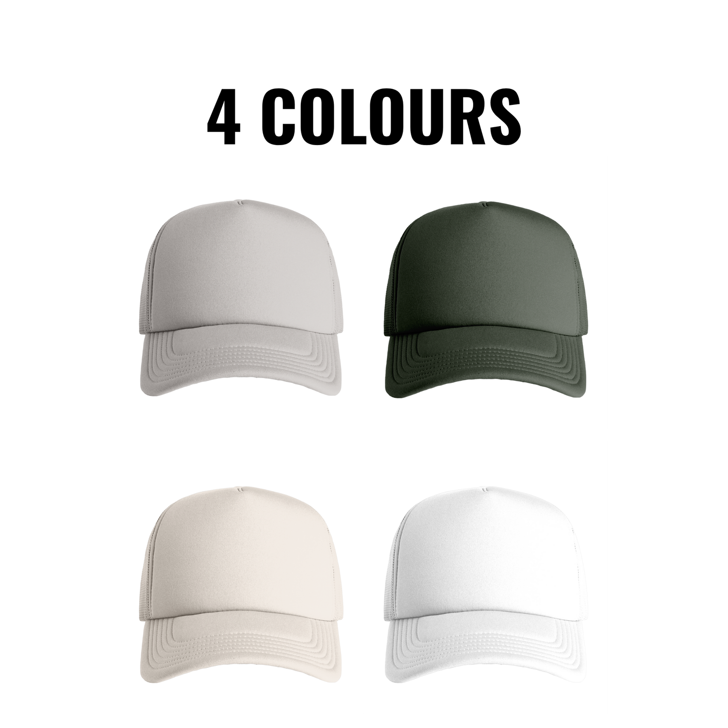 Classic Foam Trucker Cap | 4 Colours | Snapback