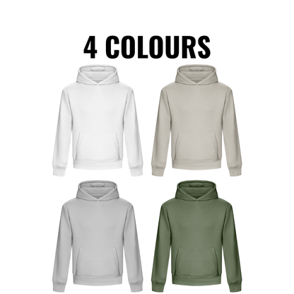 DS Initials Hoodie | 4 Colours | Relaxed Boxy Fit | Heavyweight