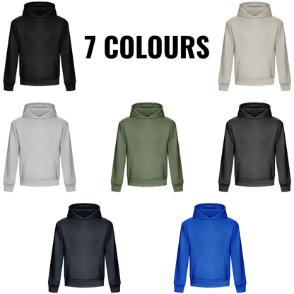 DS Initials Hoodie | 7 Colours | Relaxed Boxy Fit | Heavyweight