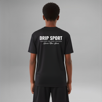 Kids Motto Sports T-Shirt | 14 Colours | Regular Fit | Lightweight