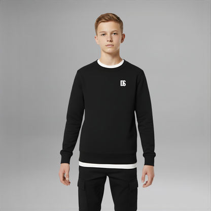 Kids DS Initials Sweatshirt | 5 Colours | Regular Fit | Midweight