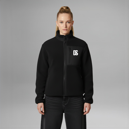 DS Initials Sherpa Fleece Jacket | 4 Colours | Relaxed Fit
