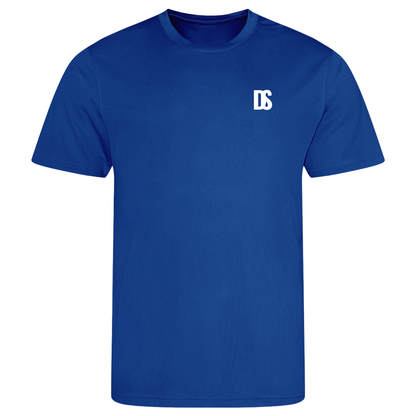 DS Initials Sports T-Shirt | Kids | Regular Fit | 14 Colours | White Design