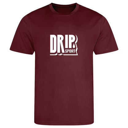 Bold Sports T-Shirt | Relaxed Fit | 14 Colours | Light Weight | White Design