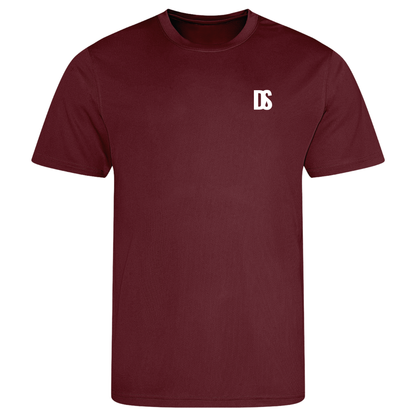 DS Initials Sports T-Shirt | Kids | Regular Fit | 14 Colours | White Design