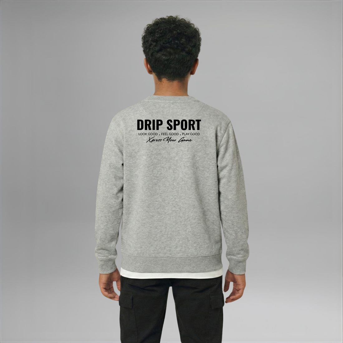 Kids Motto Sweatshirt | 2 Colours | Regular Fit | Midweight