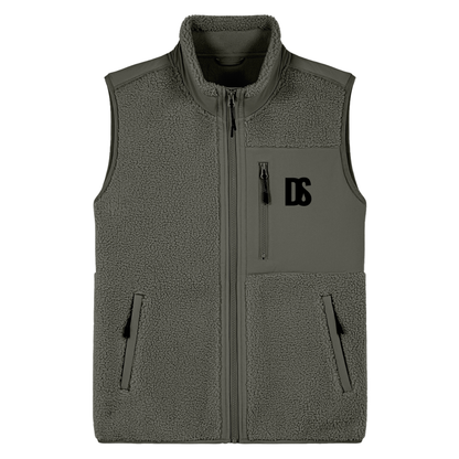 DS Initials Sherpa Fleece Gilet | 3 Colours | Relaxed Fit