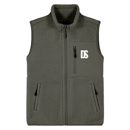 DS Initials Sherpa Fleece Gilet | 4 Colours | Relaxed Fit