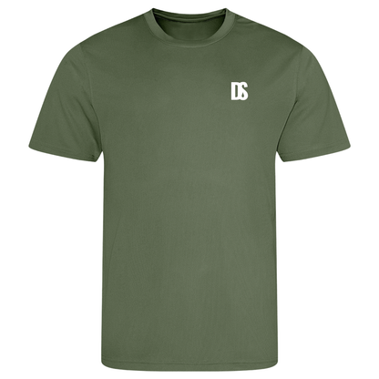DS Initials Sports T-Shirt | Kids | Regular Fit | 14 Colours | White Design