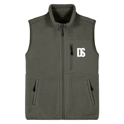 DS Initials Sherpa Fleece Gilet | 4 Colours | Relaxed Fit