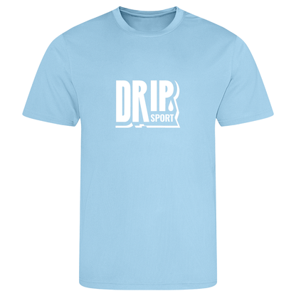 Bold Sports T-Shirt | Relaxed Fit | 14 Colours | Light Weight | White Design