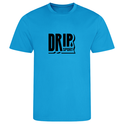 Bold Sports T-Shirt | Relaxed Fit | 4 Colours | Light Weight | Black Design