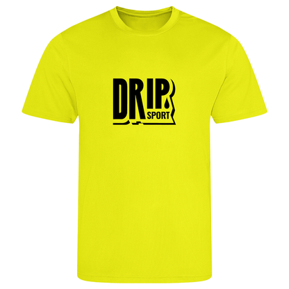 Bold Sports T-Shirt | Relaxed Fit | 4 Colours | Light Weight | Black Design