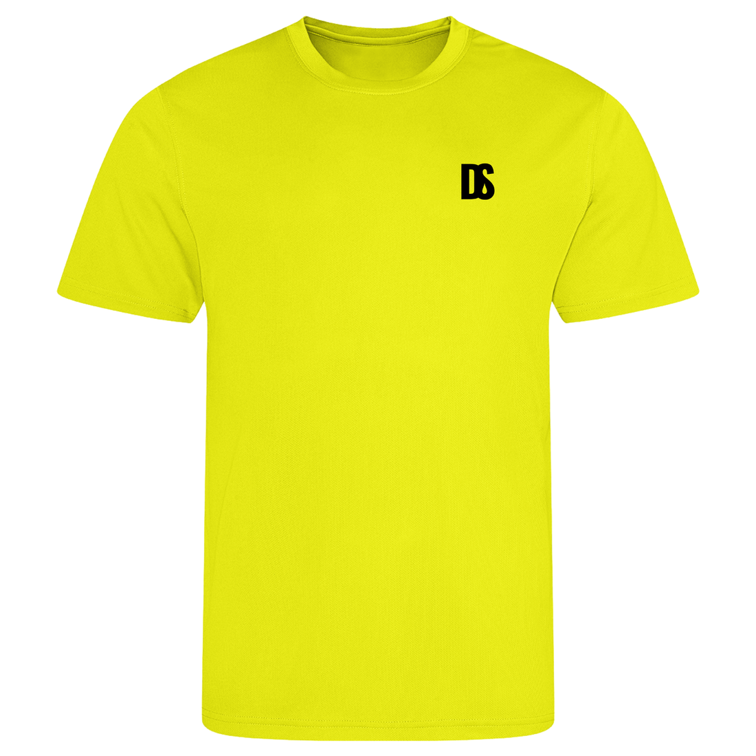 DS Initials Sports T-Shirt | Relaxed Fit | 4 Colours | Light Weight | Black Design