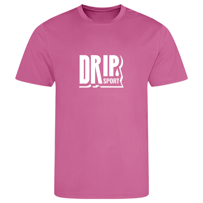Bold Sports T-Shirt | Relaxed Fit | 14 Colours | Light Weight | White Design