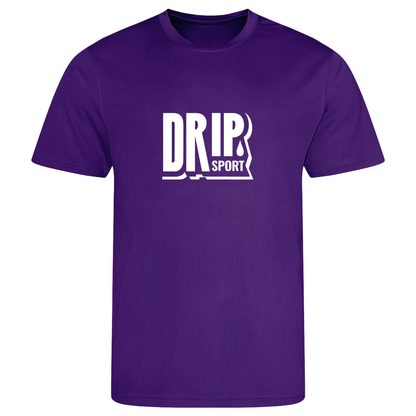 Bold Sports T-Shirt | Relaxed Fit | 14 Colours | Light Weight | White Design