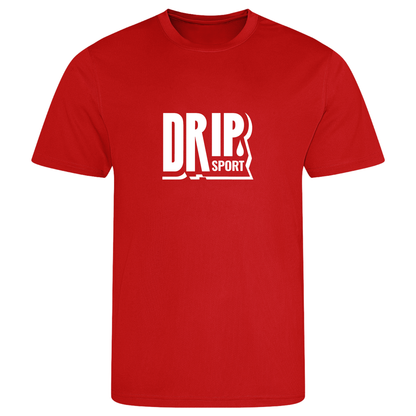 Bold Sports T-Shirt | Relaxed Fit | 14 Colours | Light Weight | White Design