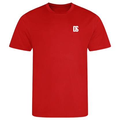 DS Initials Sports T-Shirt | Kids | Regular Fit | 14 Colours | White Design