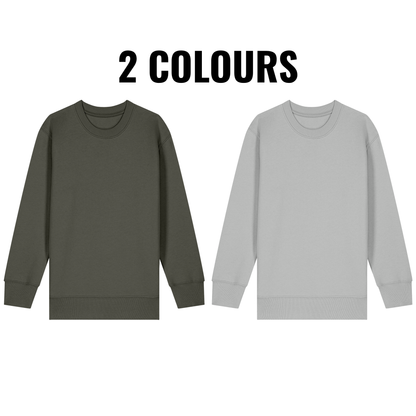 Kids DS Initials Sweatshirt | 2 Colours | Regular Fit | Midweight