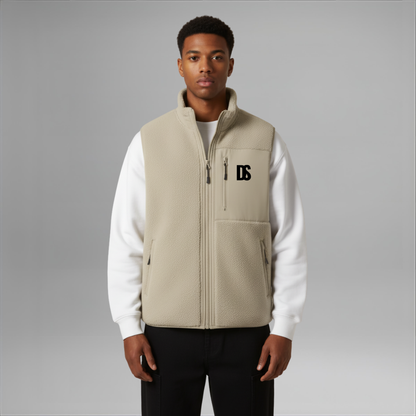 DS Initials Sherpa Fleece Gilet | 3 Colours | Relaxed Fit