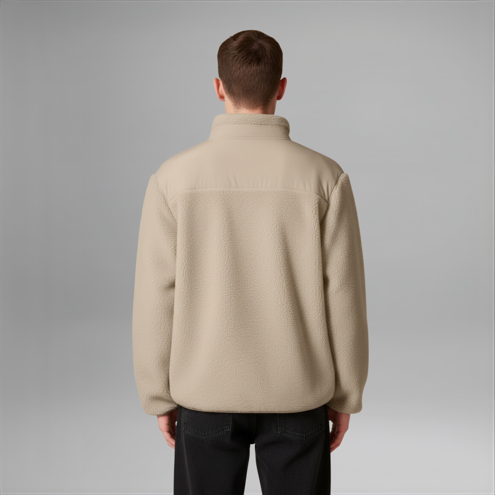 DS Initials Sherpa Fleece Jacket | 3 Colours | Relaxed Fit