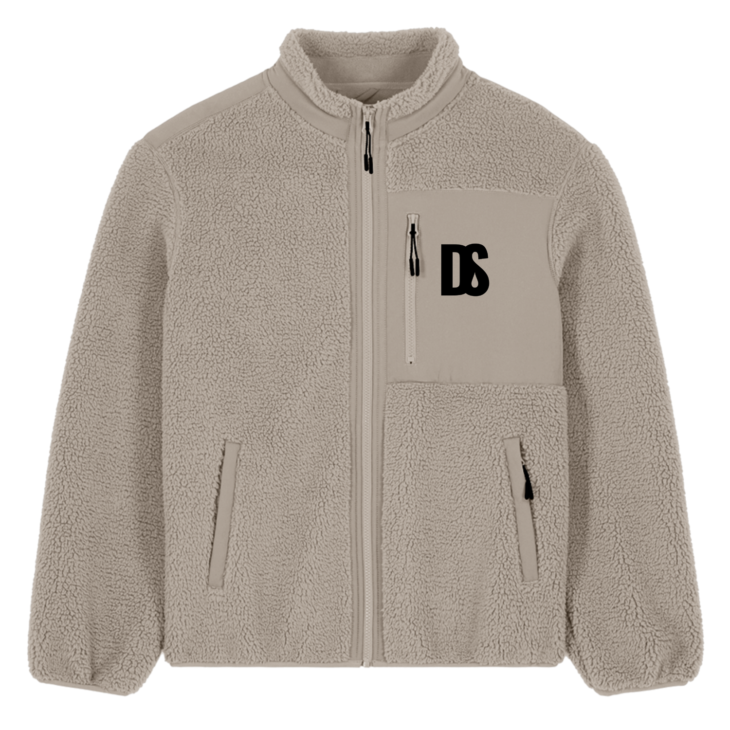 DS Initials Sherpa Fleece Jacket | 3 Colours | Relaxed Fit