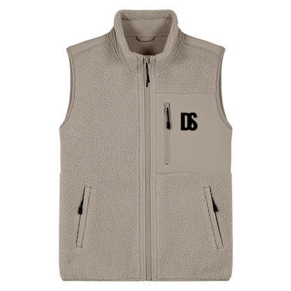 DS Initials Sherpa Fleece Gilet | 3 Colours | Relaxed Fit