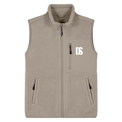 DS Initials Sherpa Fleece Gilet | 4 Colours | Relaxed Fit