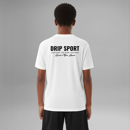 Kids Motto Sports T-Shirt | 4 Colours | Regular Fit | Lightweight