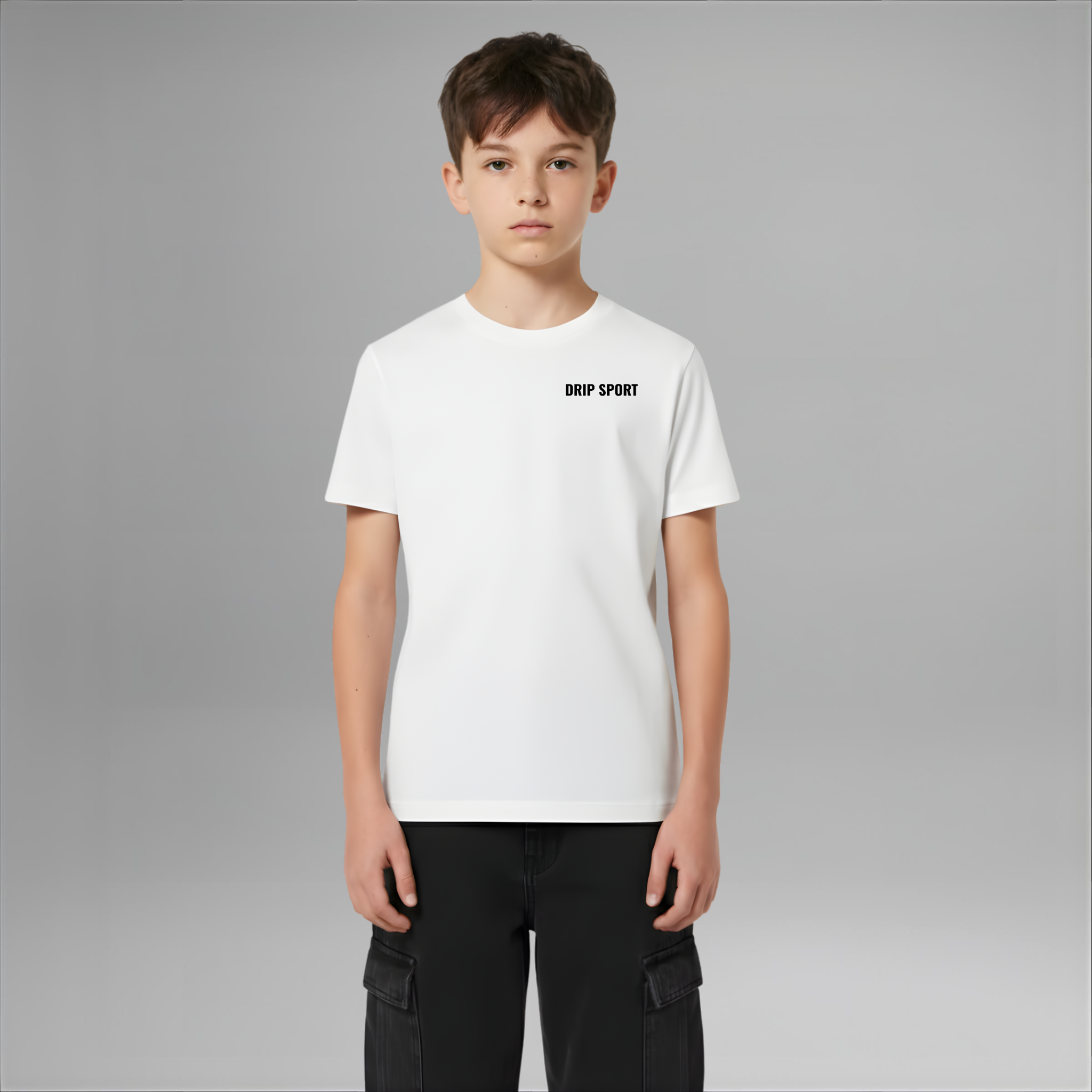 Kids Motto T-Shirt | 2 Colours | Regular Fit | Midweight