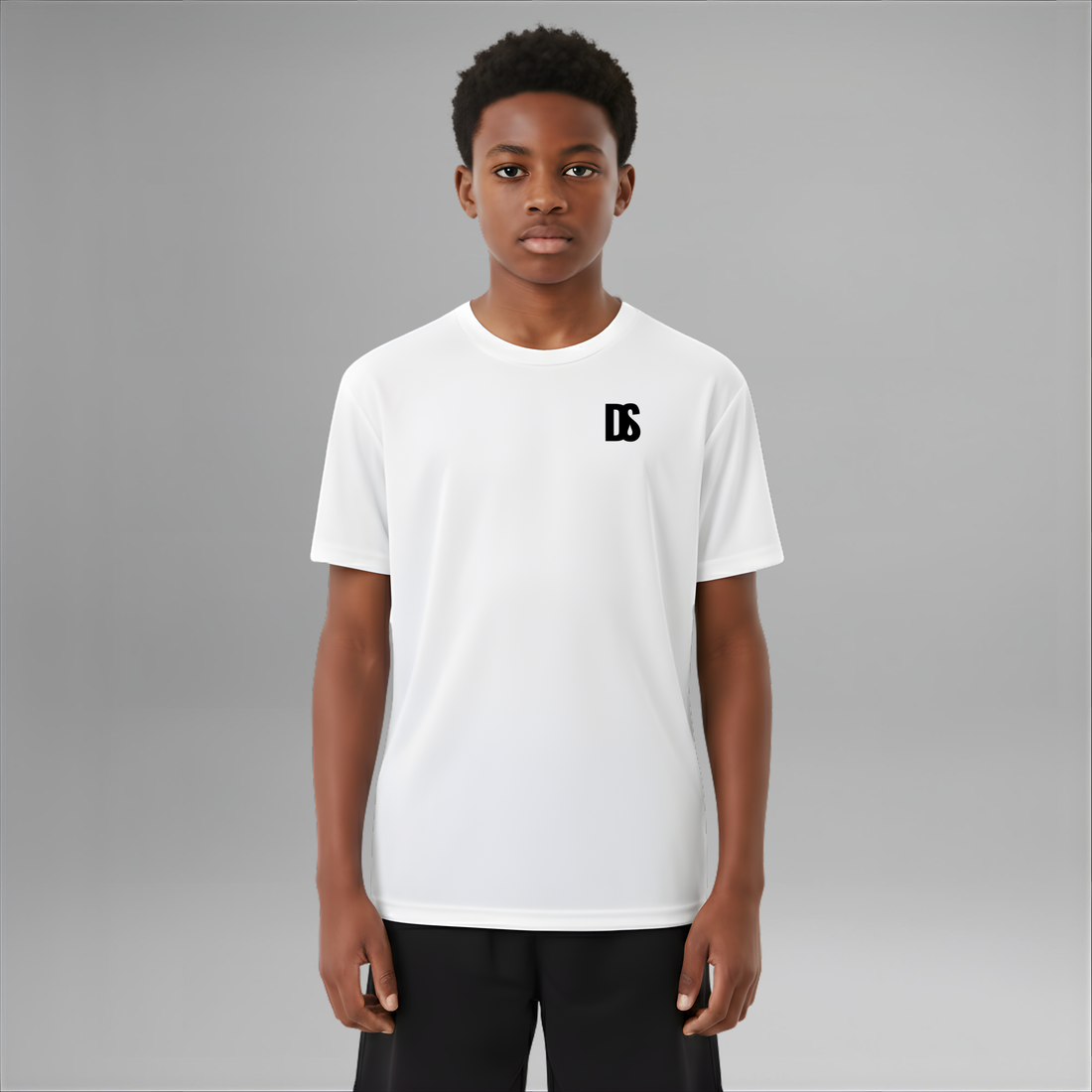 Kids DS Initials Sports T-Shirt | 4 Colours | Regular Fit | Lightweight