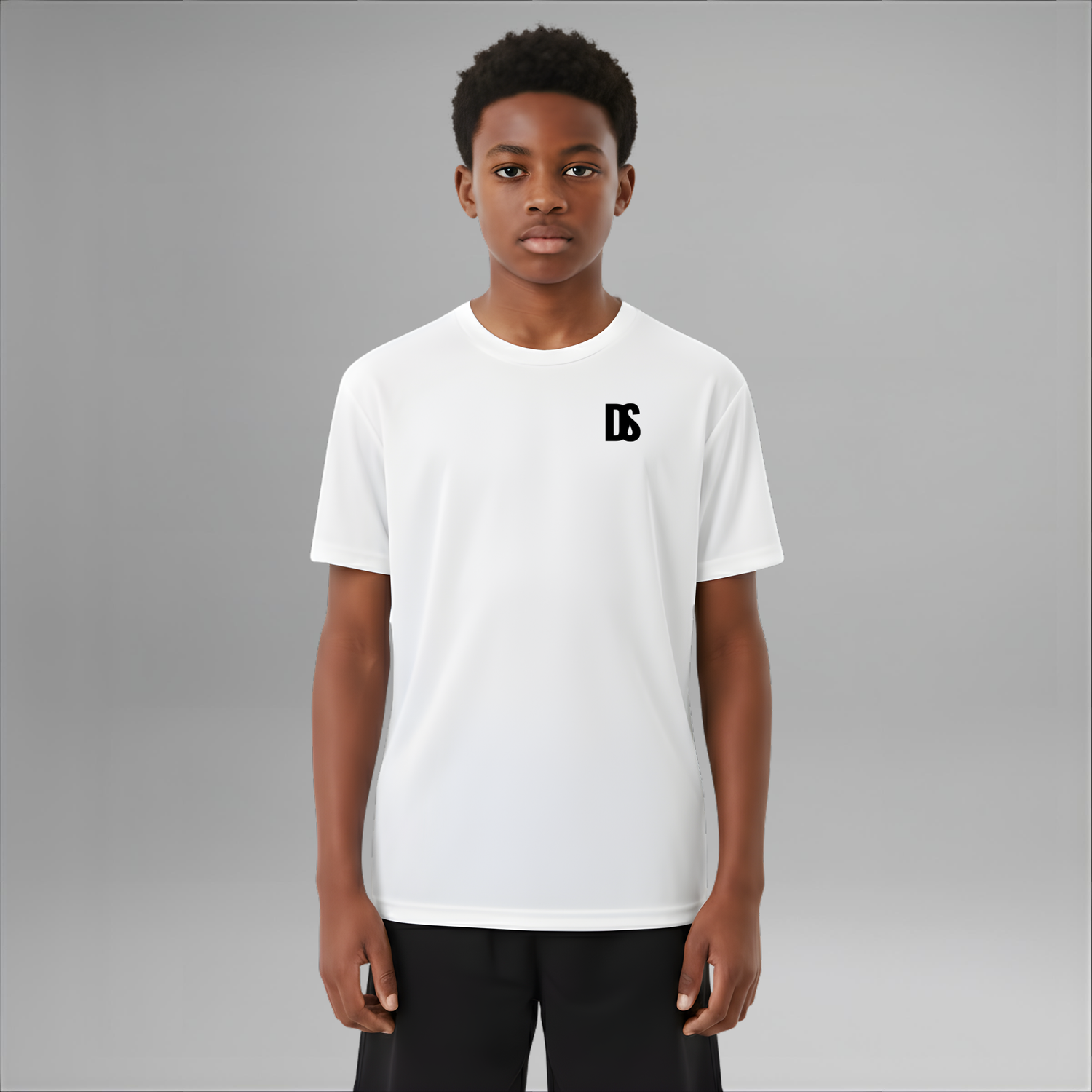 Kids DS Initials Sports T-Shirt | 4 Colours | Regular Fit | Lightweight