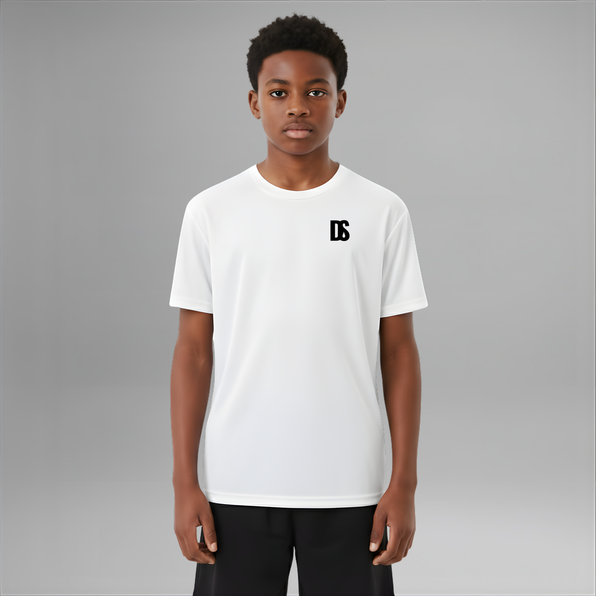 Kids DS Initials Sports T-Shirt | 4 Colours | Regular Fit | Lightweight