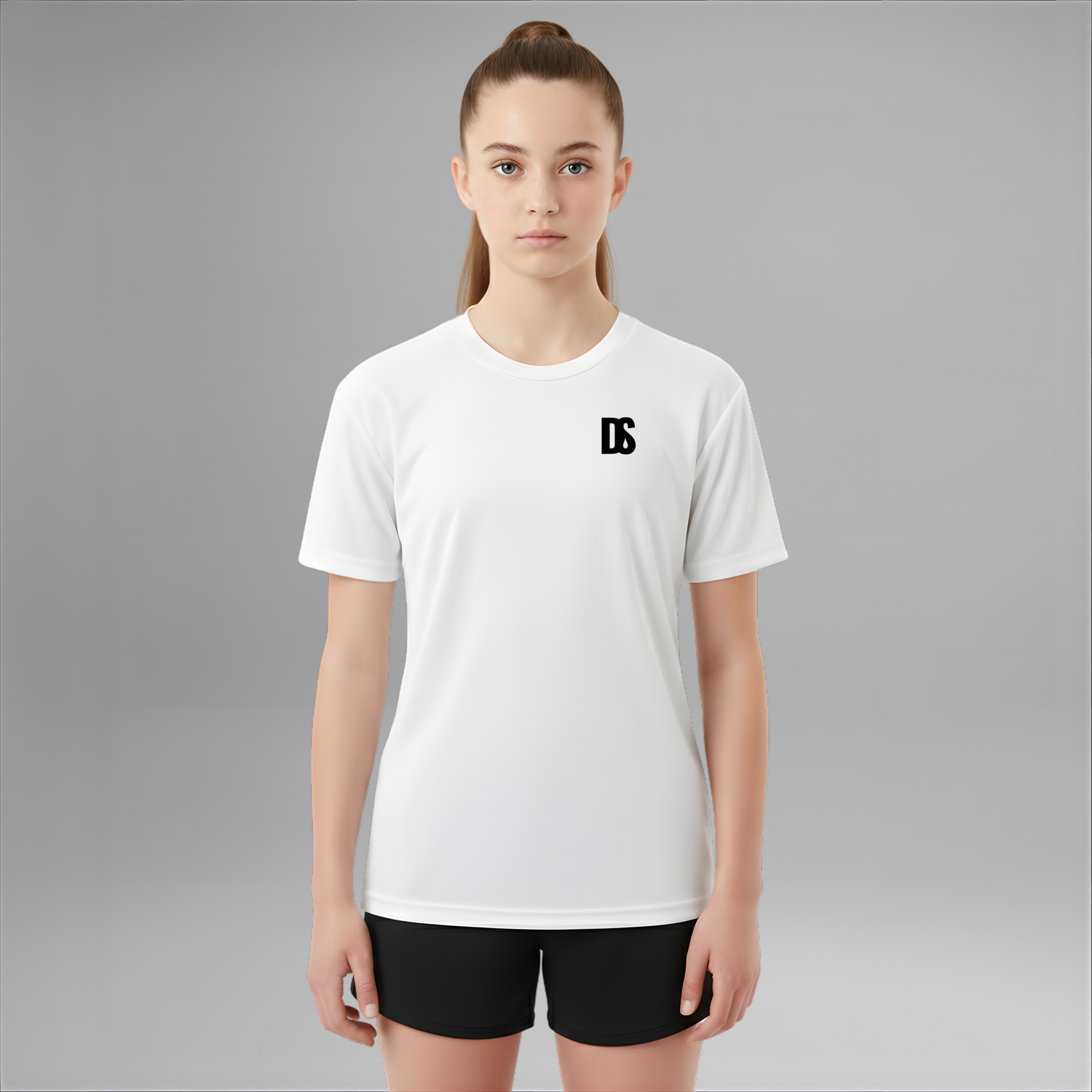 Kids DS Initials Sports T-Shirt | 4 Colours | Regular Fit | Lightweight